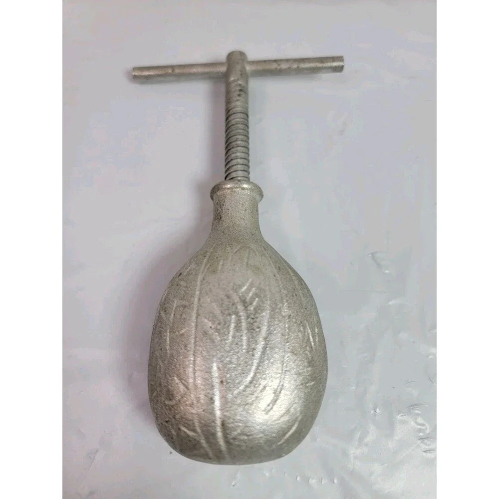 Vintage Metal Screw Nutcracker T Handle Heavy Duty Nut Cracker Kitchen Tool